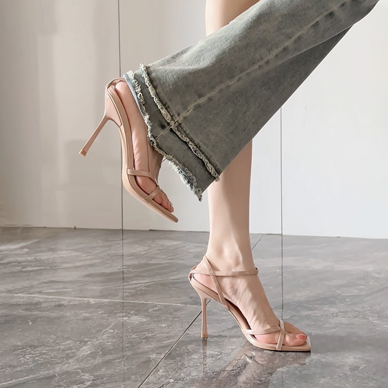 Sandal Strappy Heeled - Sandales à talons aiguilles pour femme