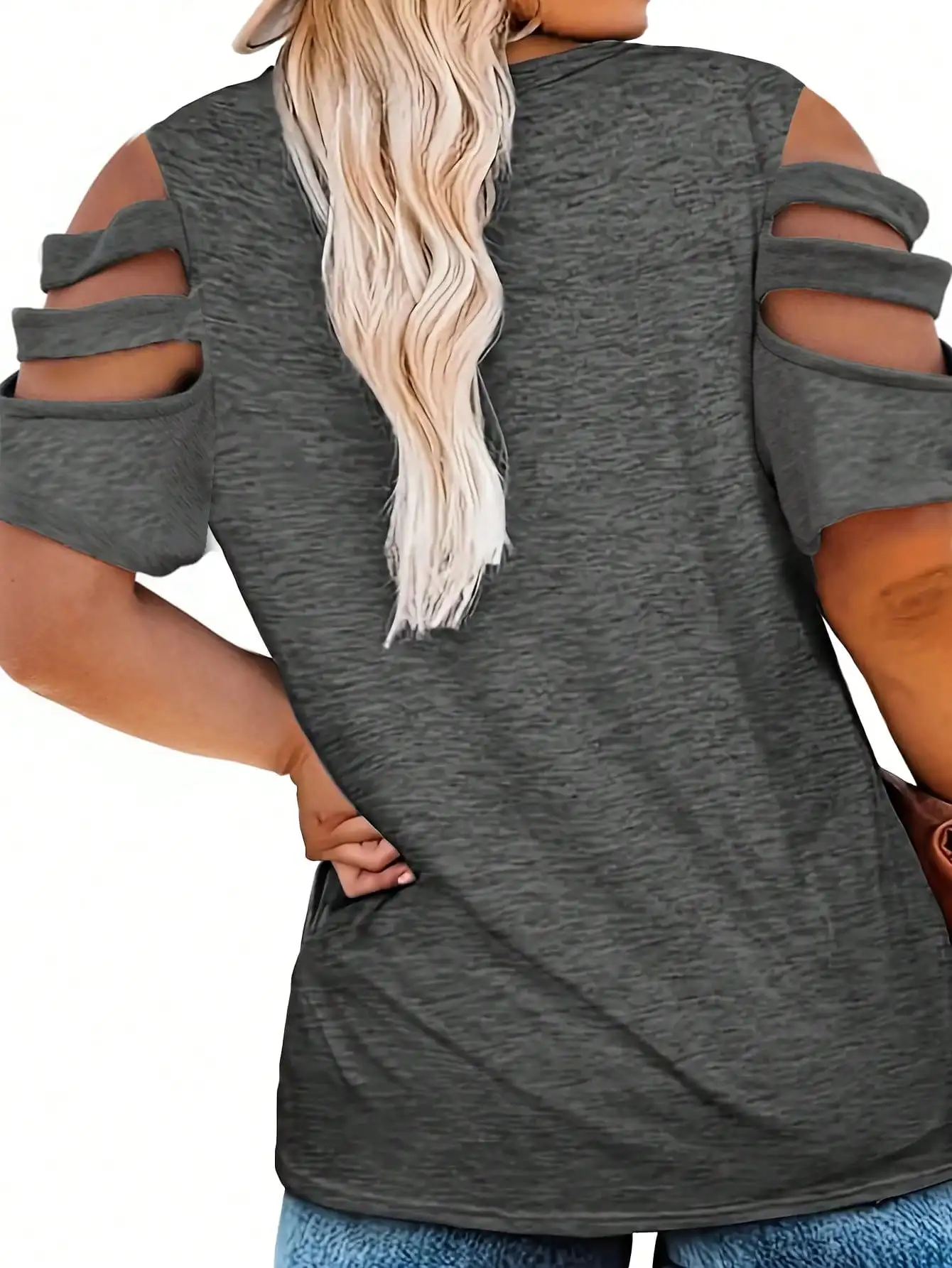 Femmes mode grande taille 1XL- - Blouse Off Shoulder avis et prix