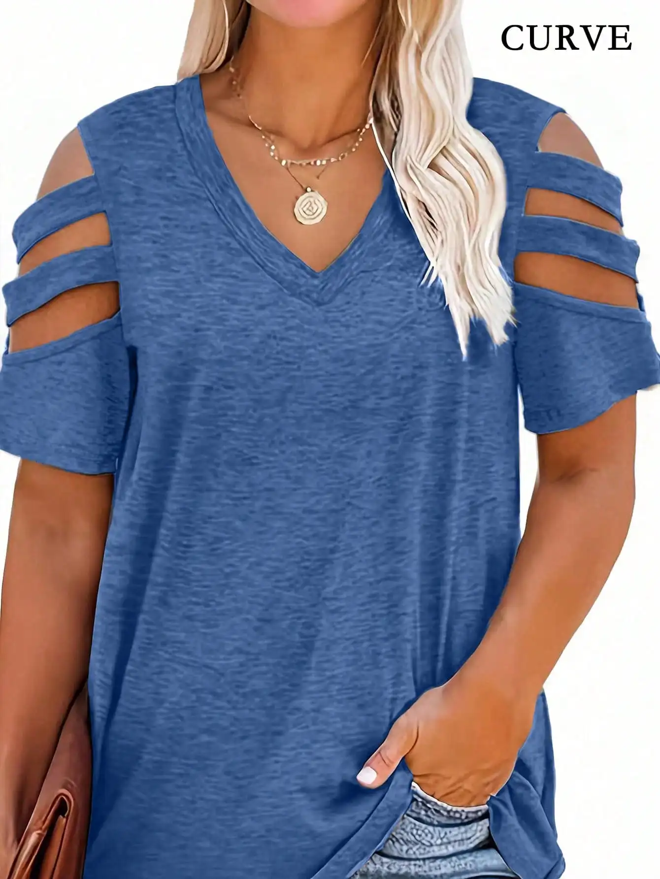 Femmes mode grande taille 1XL- - Blouse Off Shoulder avis et prix